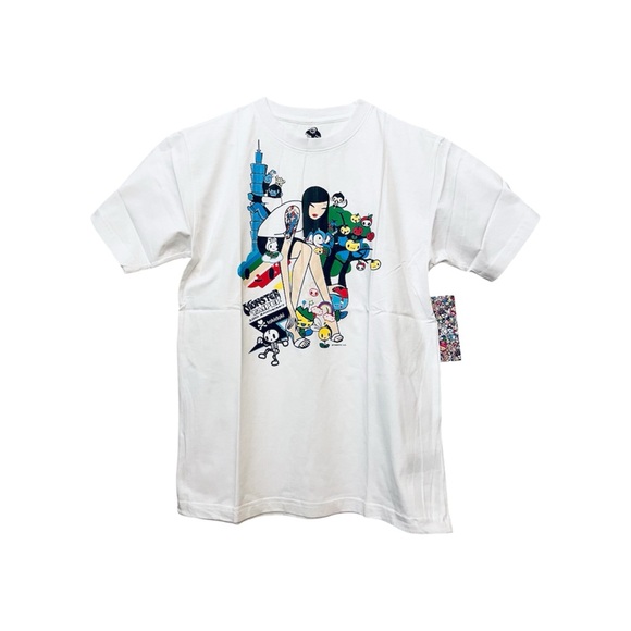 Tokidoki Asian Girl Men’s Medium 10th Anniv Monster Taipei Toy Festival 2009 NWT - Picture 2 of 5